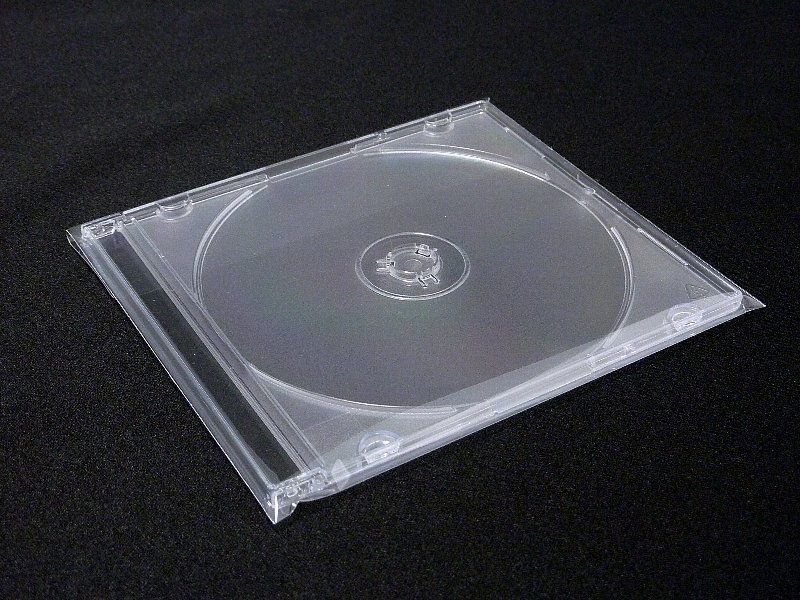 DVDケース販売コムコム 【日本製】スリムCDジュエルケース(5mm厚)用OPP袋 500枚セット JPSCD-OPP(#40)