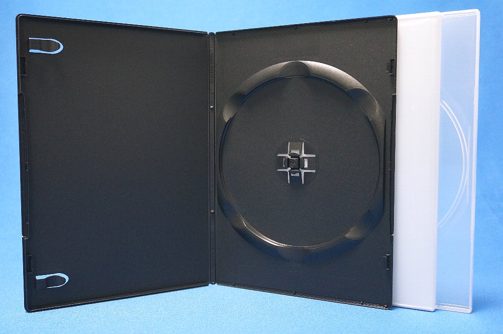 【高品質タイプ】7mmスリムDVDトールケース　1枚収納　50個セット