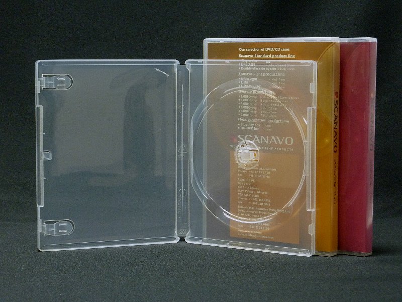 【Scanavo】クライテリオンケース(BDケース)　透明　25個セット　＠100円