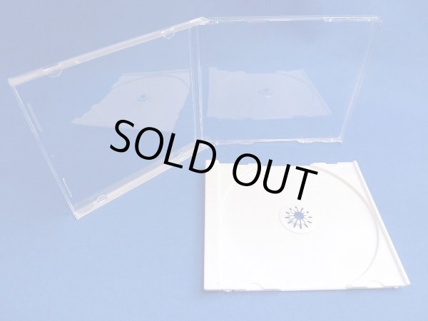 画像3: 【アウトレット】CDケース(ジュエルケース)1枚用　透明　200個セット (3)