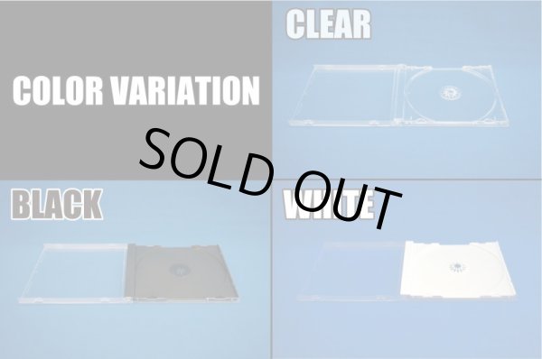 画像2: 【アウトレット】CDケース(ジュエルケース)1枚用　透明　200個セット (2)