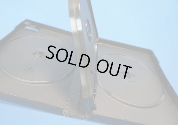 画像3: 【アウトレット】Mロック【ダブルサイズ】DVDトールケース3枚用ケース　黒　50個 (3)