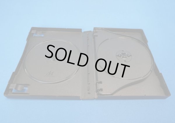 画像4: 【アウトレット】Mロック【ダブルサイズ】DVDトールケース3枚用ケース　黒　50個 (4)