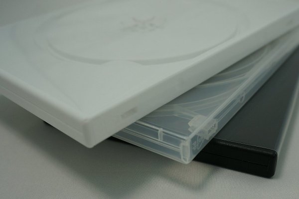 画像2: 【高品質タイプ】DVDトールケース3枚用 50個セット (2)