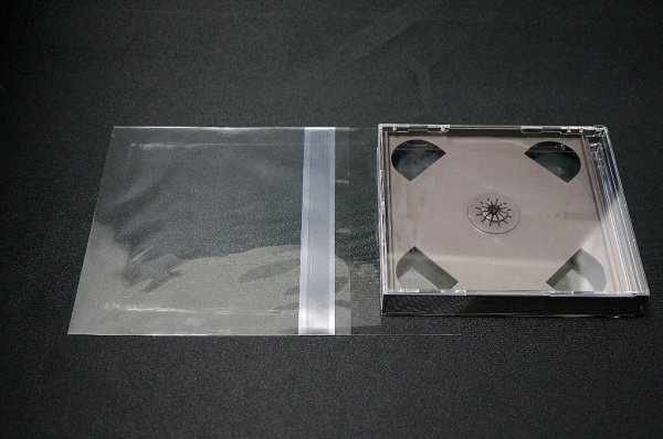 画像1: 【日本製】ジュエルケース(24mm厚)用OPP袋　500枚セット (1)