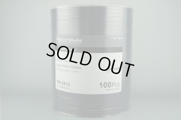 画像1: 【メーカー販売終了】【品質重視】【Falcon/ファルコン社製】　DVD-R　ワイドプリント　600枚セット (1)
