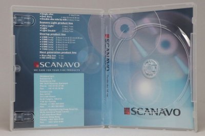 画像1: アウトレット【Scanavo】クライテリオンケース(BDケース)　透明　100個セット