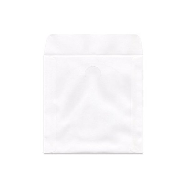 画像2: 紙スリーブケース(窓つき)　100枚パック　白 100枚 (2)