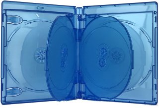 12.5mm厚【BDケース】ブルーレイケース 3枚用 バラ売りFN-BDT3／BDケース
