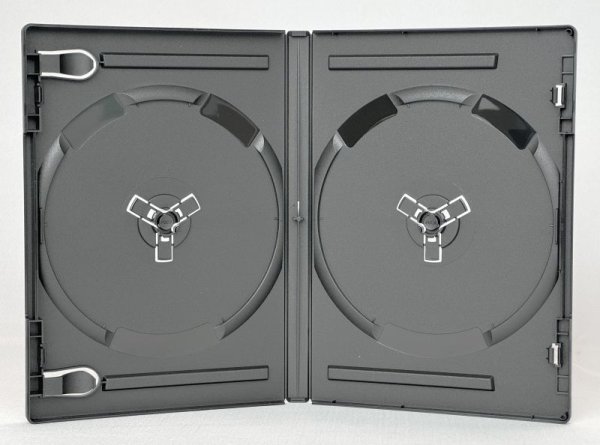 画像2: 【新製品】【高剛性モデル】DVDトールケース2枚用 100個セット (2)