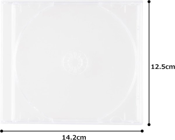 画像1: 【ULTRA】【超硬】CDケース(ジュエルケース)1枚用　透明　200個セット　 (1)