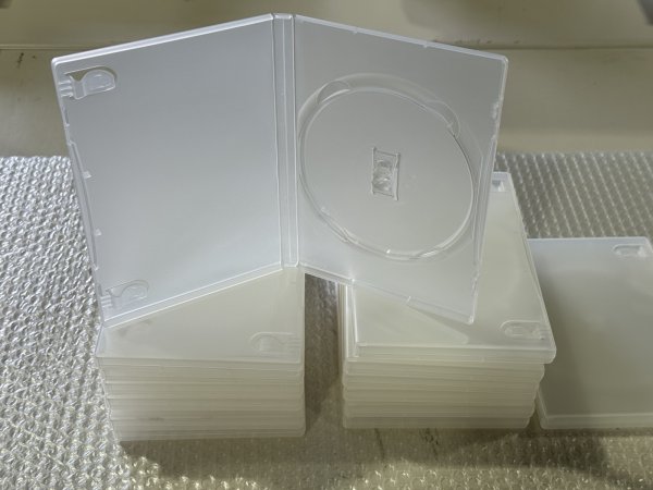 画像1: 【アウトレット】【Amaray】アマレー社製シングルケース　クリア　14個セット (1)
