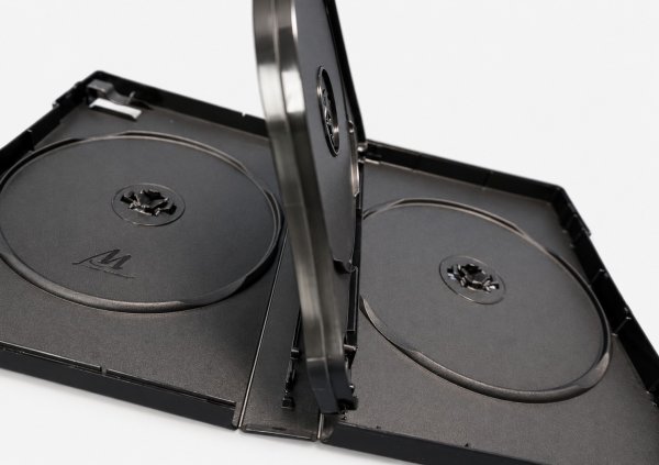 Mロック【ダブルサイズ】DVDトールケース3枚用ケース ばら売りMMB3
