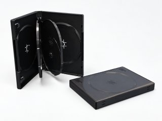 高品質タイプ】 DVDトールケース8枚用13個セットKR-DVDT8-13／DVDケース
