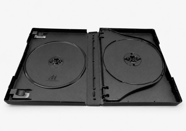 Mロック【ダブルサイズ】DVDトールケース3枚用ケース ばら売りMMB3