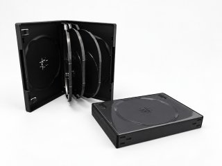 高品質タイプ】 DVDトールケース6枚用 ばら売りKR-DVDT6-BK／DVDケース