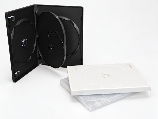 画像1: 【高品質タイプ】DVDトールケース4枚用　25個セット (1)