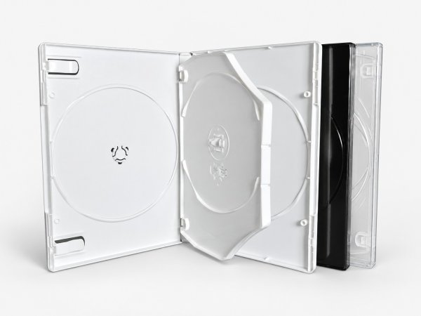 画像1: 【在庫限り】【メーカー廃番】MロックDVDトールケース4枚用100個セット (1)