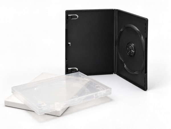 画像1: 【取寄】【高品質タイプ】DVDトールケース1枚用 100個セット (1)