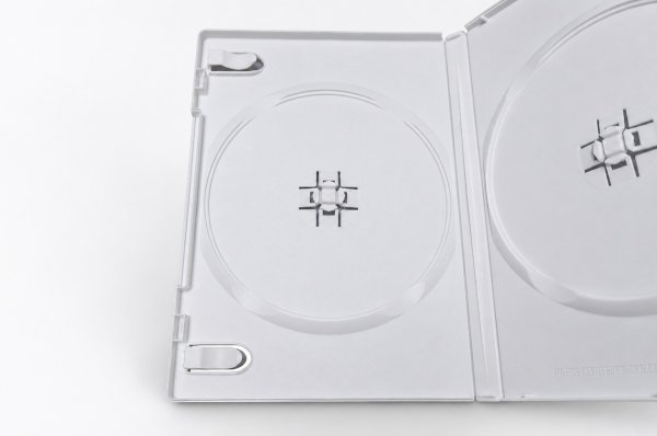 取寄】【高品質タイプ】DVDトールケース2枚用 100個セットKR-DVDT2-100