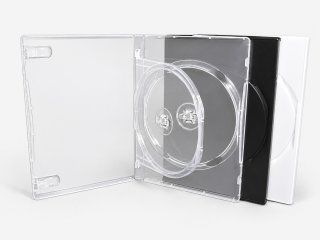 トレータイプ】MロックDVDトールケース2枚用100個セットSMMB2