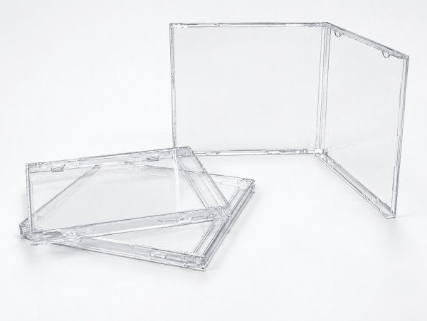 画像1: CDケース（ジュエルケース）本体のみ（トレーなし）200個セット (1)