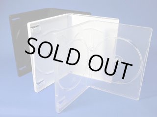 DVD空ケース トールケース 2枚組用　白と半透明を各100枚合計 200枚 DVDケース（1枚収納・トールケース・10枚・ホワイト）200