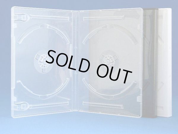 画像4: 【OUTLET】DVDトールケース2枚用 黒 50個セット (4)