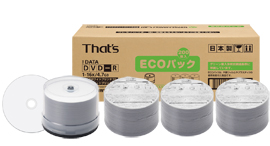 【値下げ】　エコパックDVD-R200枚　太陽誘電（DR-47AWWY200BN）