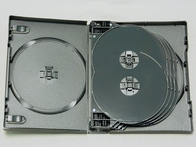 高品質タイプ】 DVDトールケース10枚用40個セットKR-DVDT10-BK40／DVDケース