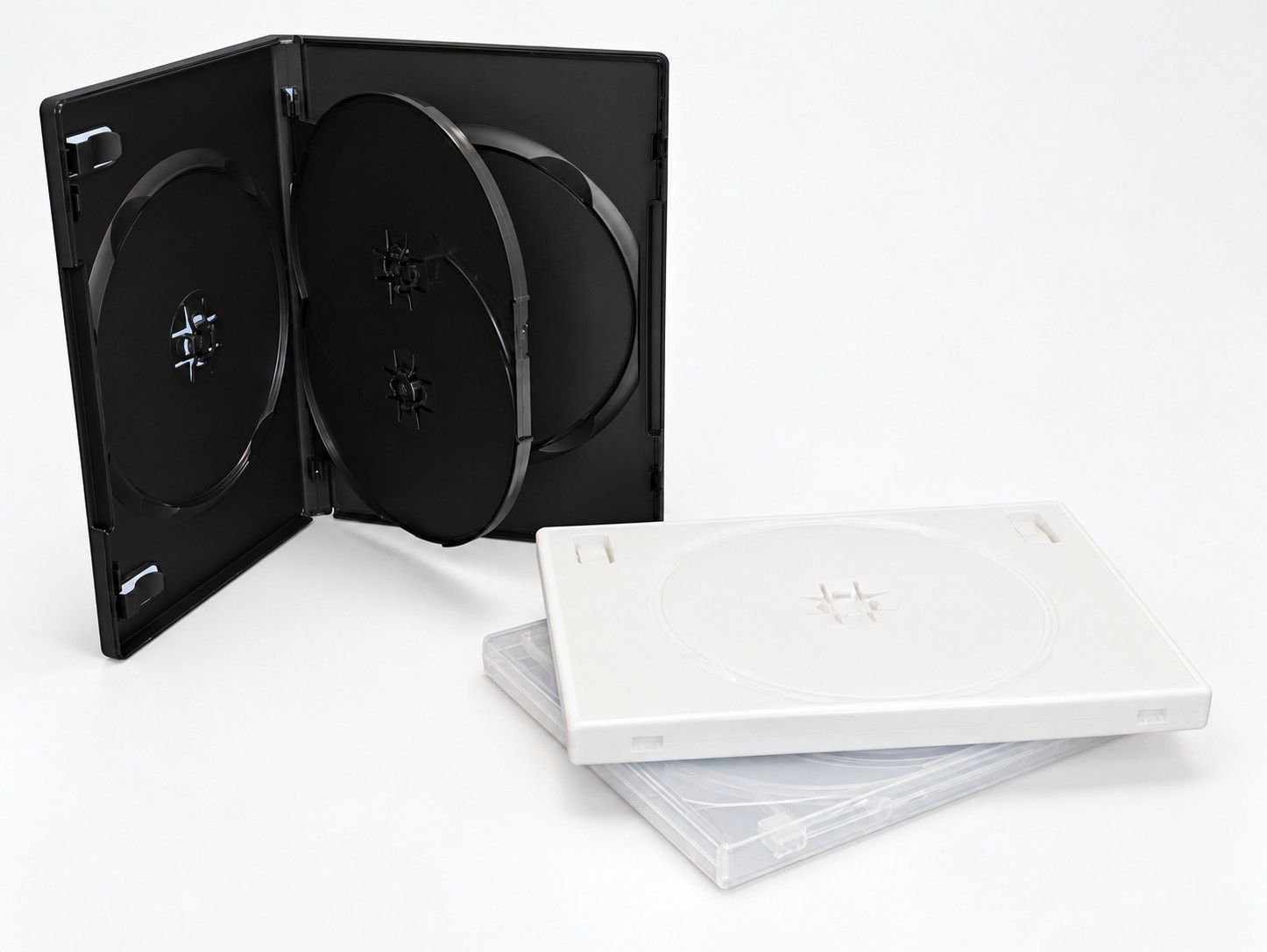高品質タイプ】DVDトールケース4枚用 100個セットKR-DVDT4-100／DVDケース