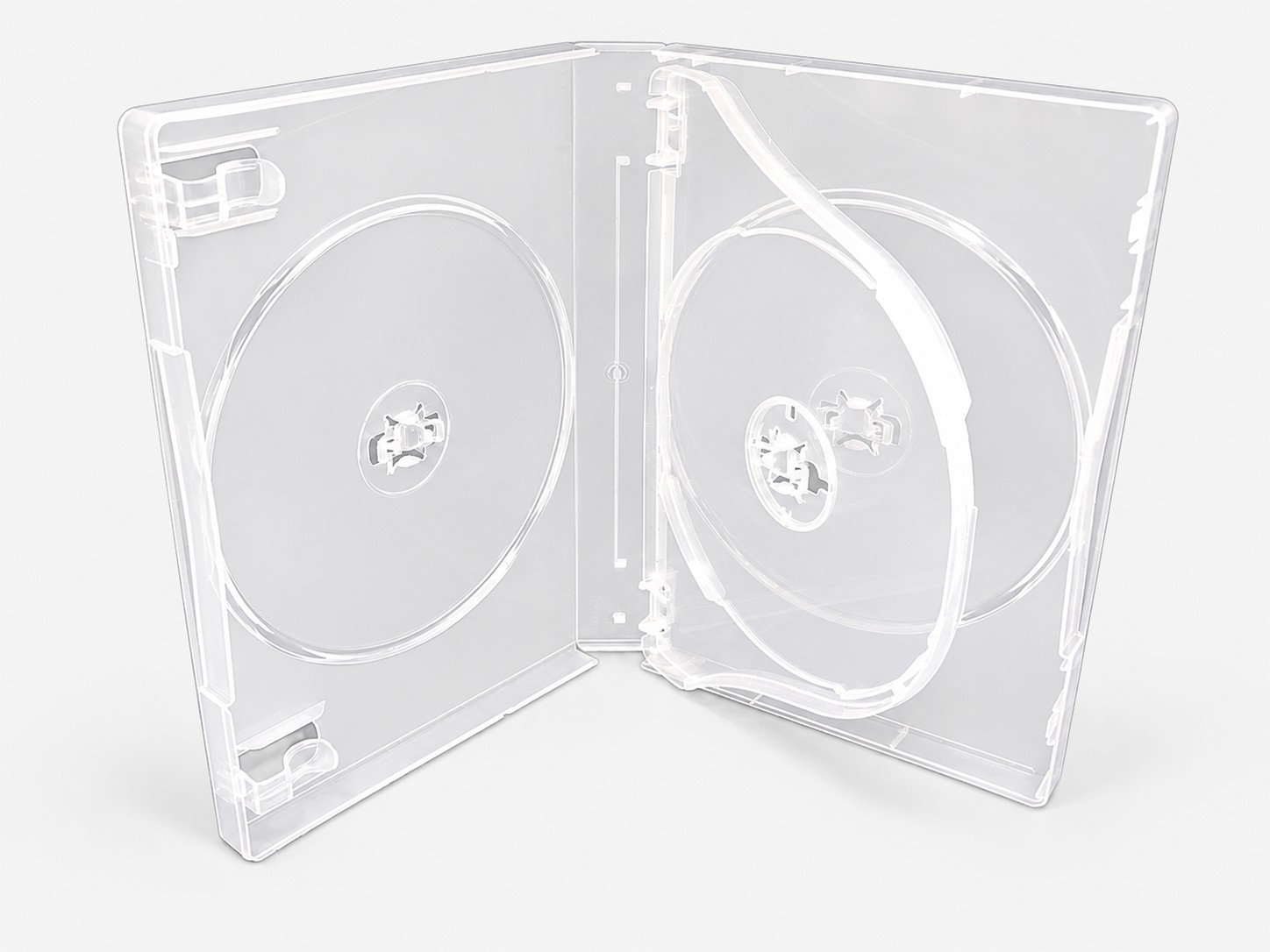 Mロック【ダブルサイズ】DVDトールケース4枚用 ばら売り(透明のみ)MMB4